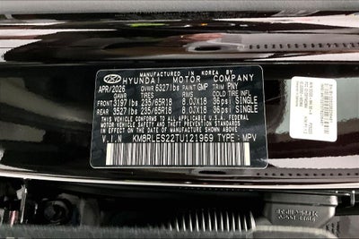 2026 Hyundai Palisade SEL 7 Passenger