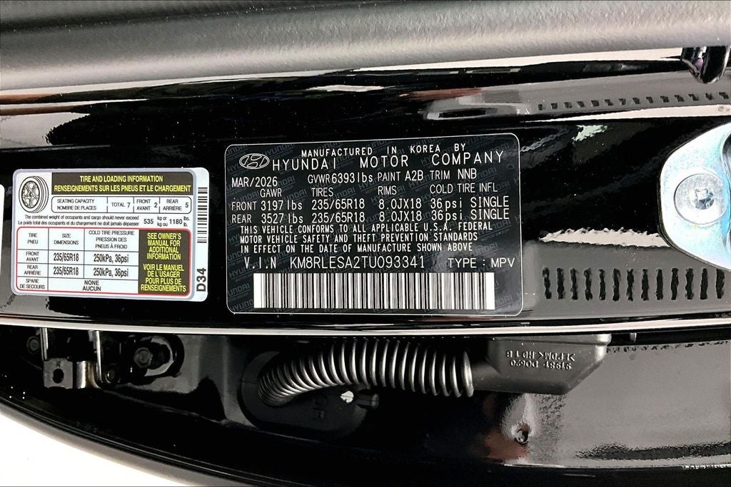 2026 Hyundai Palisade Hybrid SEL 7 Passenger