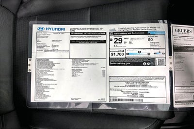 2026 Hyundai Palisade Hybrid SEL 7 Passenger