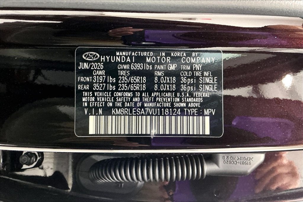 2027 Hyundai Palisade Hybrid Calligraphy 7 Passenger