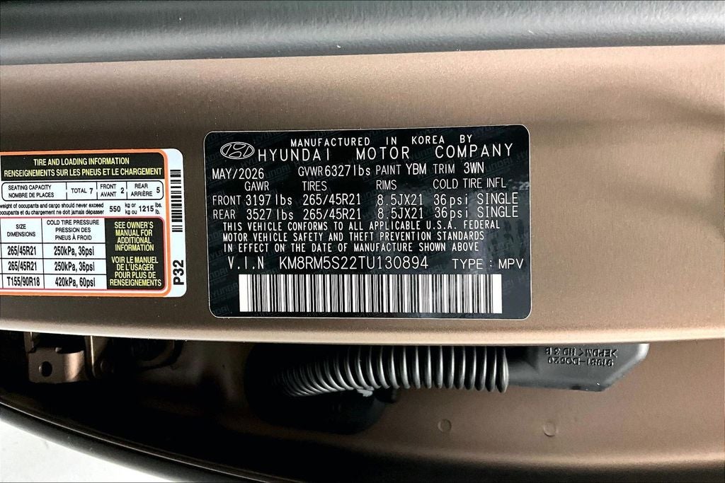 2026 Hyundai Palisade Calligraphy