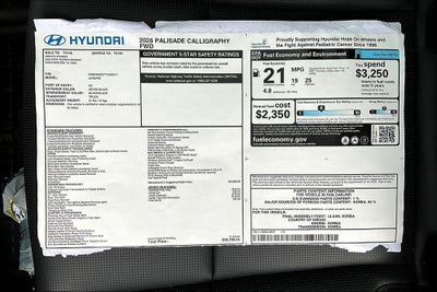 2026 Hyundai Palisade Calligraphy