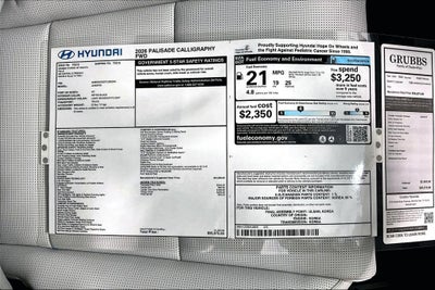 2026 Hyundai Palisade Calligraphy