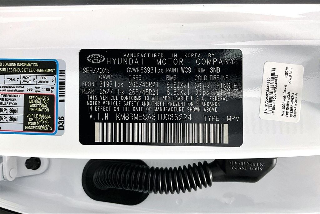 2026 Hyundai Palisade Hybrid Calligraphy