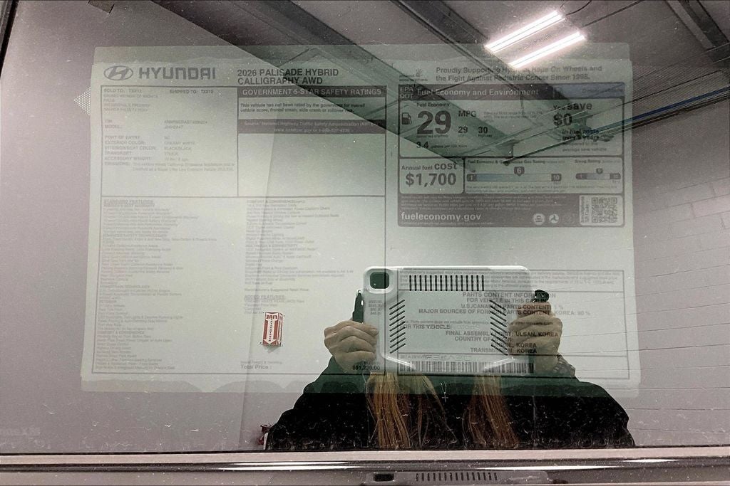 2026 Hyundai Palisade Hybrid Calligraphy