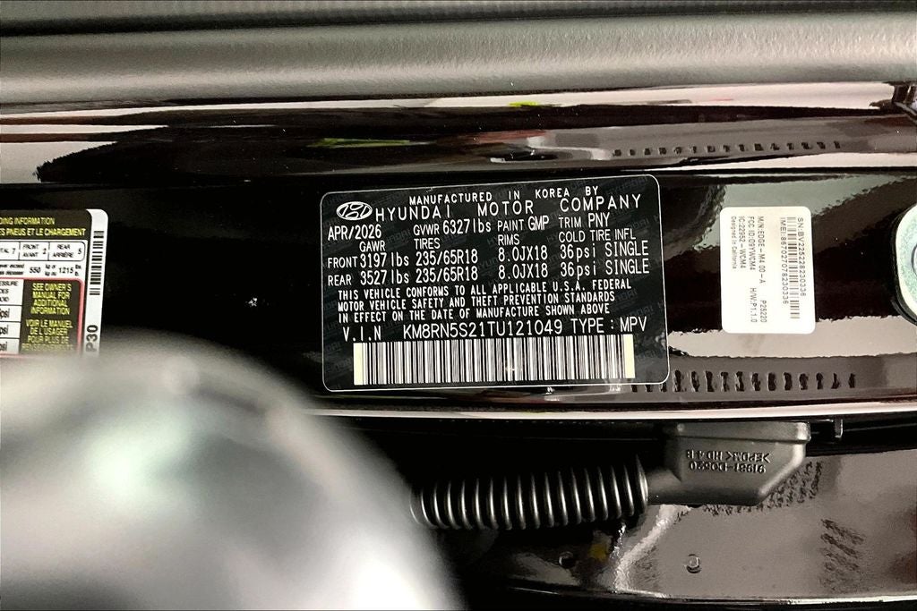 2026 Hyundai Palisade SEL Premium 7 Passenger