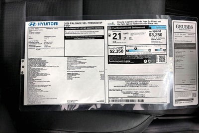 2026 Hyundai Palisade SEL Premium 8 Passenger