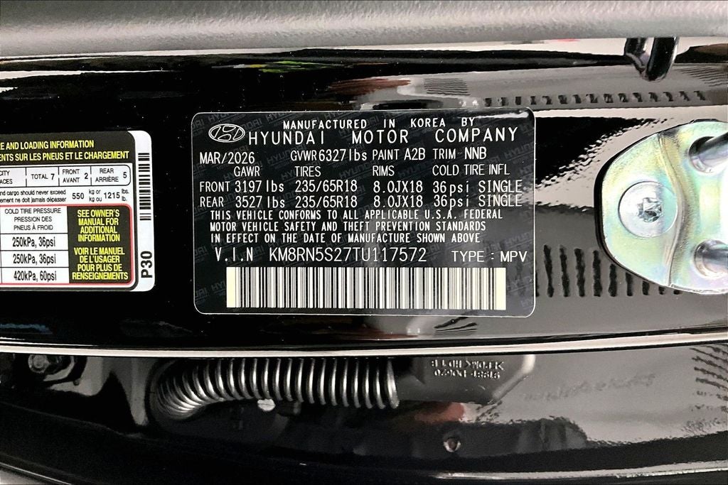 2026 Hyundai Palisade SEL Premium 7 Passenger