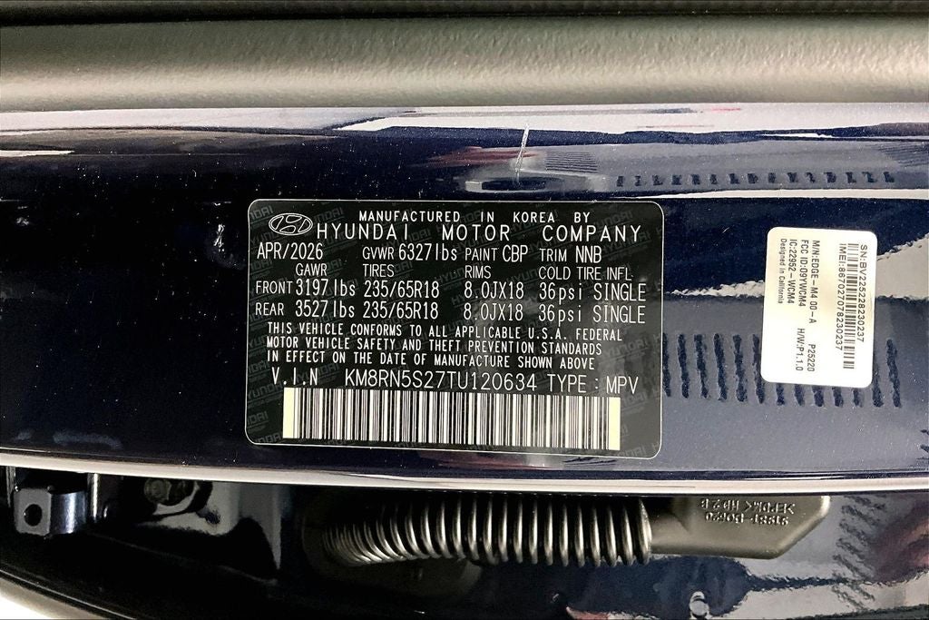 2026 Hyundai Palisade SEL Premium 7 Passenger