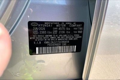 2026 Hyundai Sonata Hybrid Blue