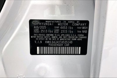 2026 Hyundai Sonata SEL Sport