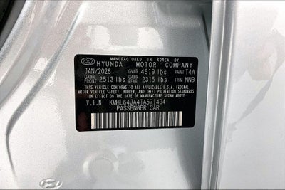 2026 Hyundai Sonata SEL Sport