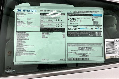 2026 Hyundai Sonata SEL Sport