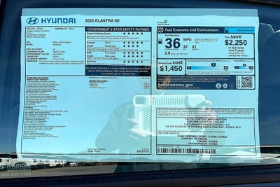 2025 Hyundai Elantra SE