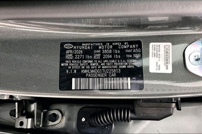 2026 Hyundai Elantra SEL Sport