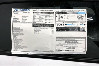 2026 Hyundai Elantra SEL Sport