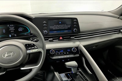 2026 Hyundai Elantra Hybrid Blue
