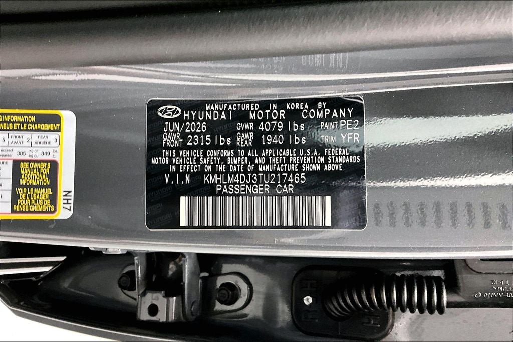 2026 Hyundai Elantra Hybrid Blue