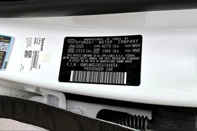 2025 Hyundai Elantra Hybrid SEL Sport