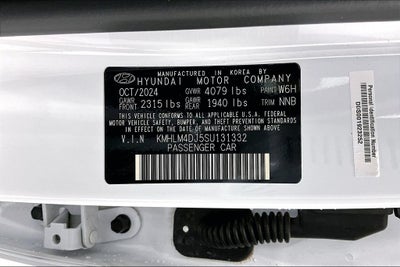 2025 Hyundai Elantra Hybrid SEL Sport