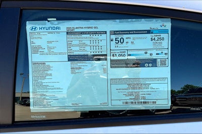 2025 Hyundai Elantra Hybrid SEL Sport