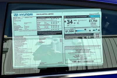 2025 Hyundai Elantra Limited