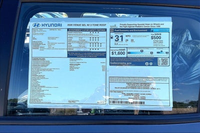 2026 Hyundai Venue SEL